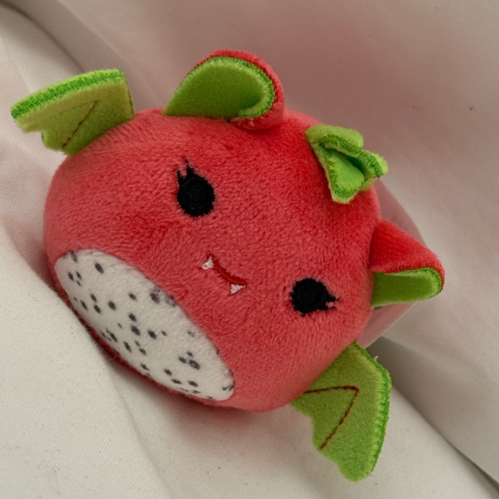 NEW Squishmallows Micromallows 2.5” Inch Micro Zuli The Dragon Fruit Red Bat